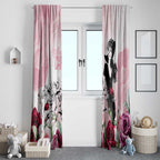Melbourne Horse Racing Cup Pink Out Derby Window Curtain - Aussie Hoodie