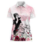 Melbourne Horse Racing Cup Pink Out Derby Women Polo Shirt - Aussie Hoodie
