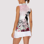 Melbourne Horse Racing Cup Pink Out Derby Women Sleeveless Polo Shirt - Aussie Hoodie