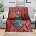 Aotearoa Maori Mangopare Meri Kirihimete Blanket Christmas Fern