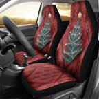 Aotearoa Maori Mangopare Meri Kirihimete Car Seat Cover Christmas Fern