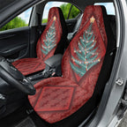 Aotearoa Maori Mangopare Meri Kirihimete Car Seat Cover Christmas Fern