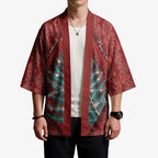 Aotearoa Maori Mangopare Meri Kirihimete Kimono Christmas Fern