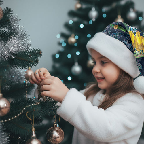Aotearoa Maori Mangopare Christmas Santa Hat Pikawakawa and Tui