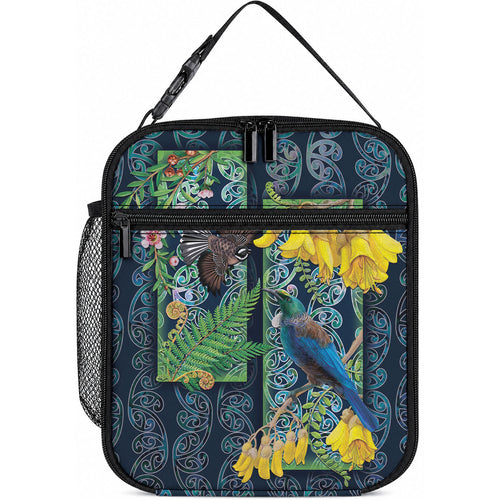 Aotearoa Maori Mangopare Christmas Lunch Bag Pikawakawa and Tui