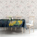 Aotearoa Maori Mangopare Christmas Tablecloth Pikawakawa and Tui