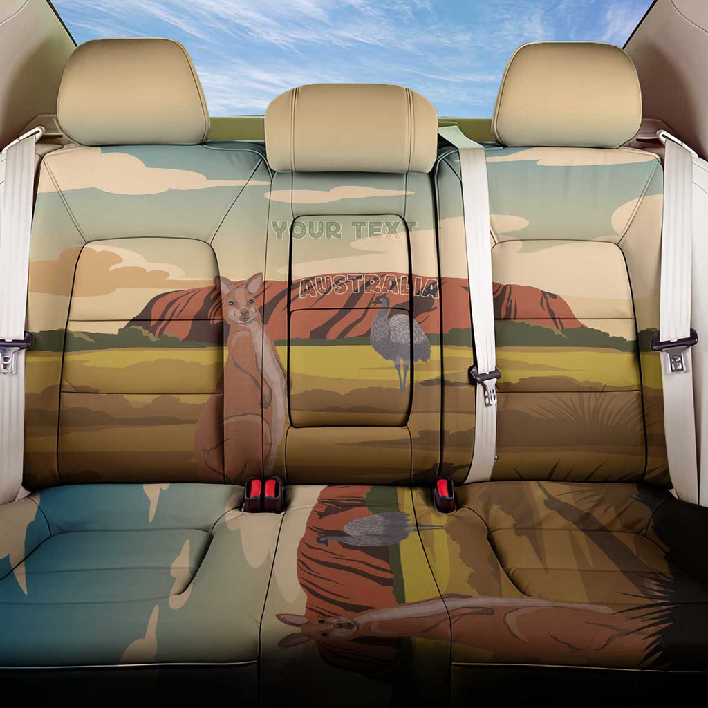 Australia Personalized Back Car Seat Cover Uluru Scenery