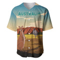Australia Personalized Baseball Jersey Uluru Scenery