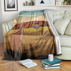 Australia Personalized Blanket Uluru Scenery