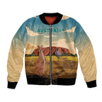 Australia Personalized Bomber Jacket Uluru Scenery