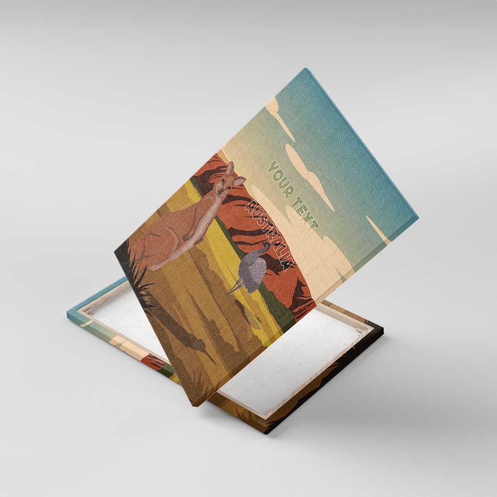 Australia Personalized Canvas Wall Art Uluru Scenery