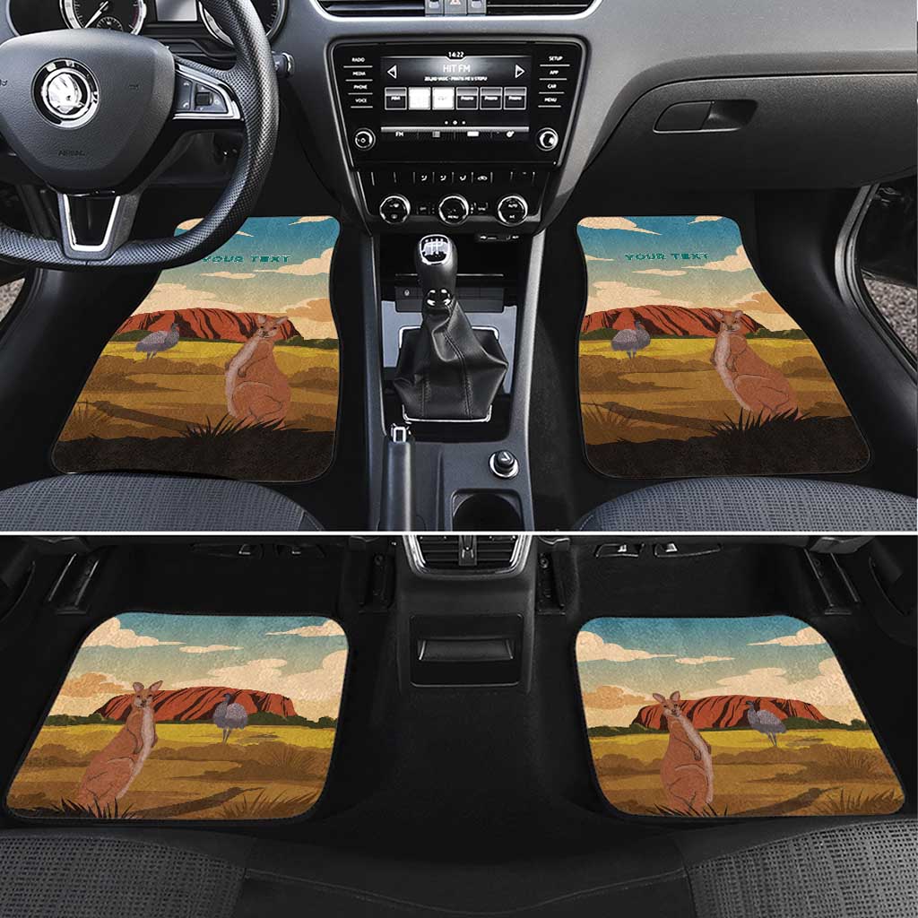 Australia Personalized Car Mats Uluru Scenery