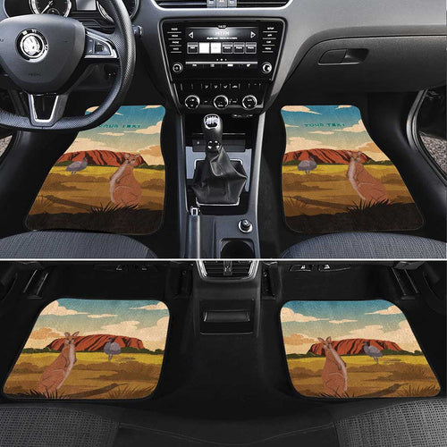 Australia Personalized Car Mats Uluru Scenery