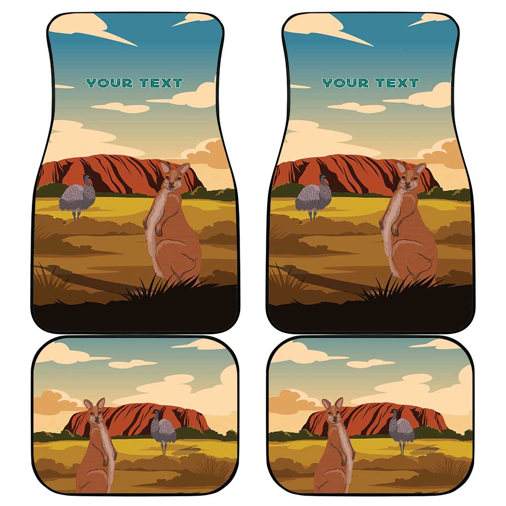 Australia Personalized Car Mats Uluru Scenery
