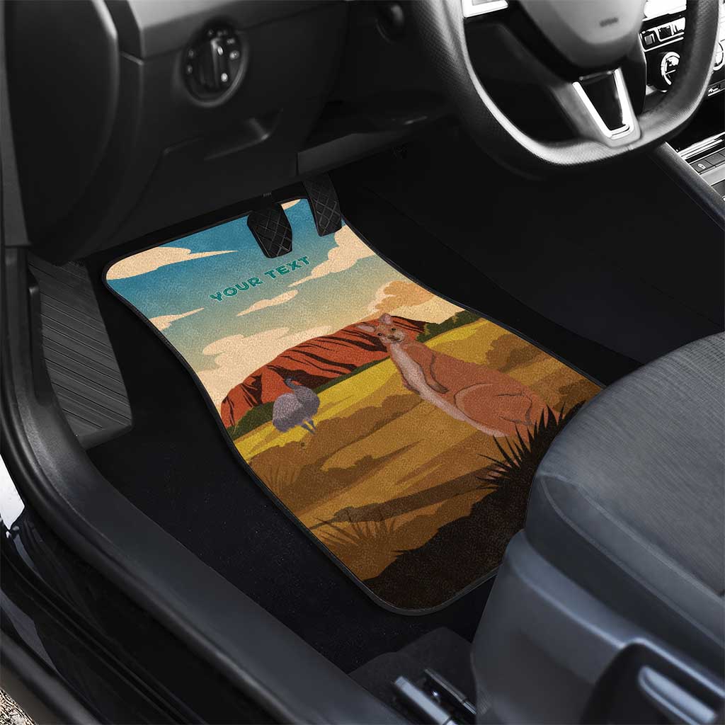 Australia Personalized Car Mats Uluru Scenery