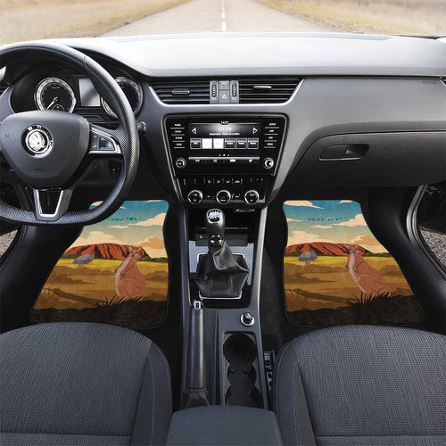 Australia Personalized Car Mats Uluru Scenery