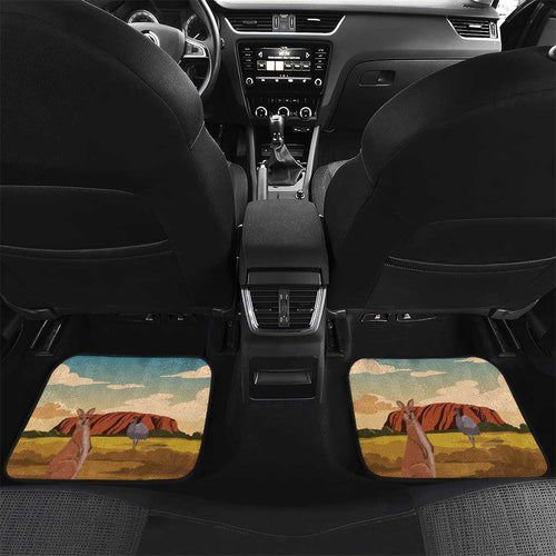 Australia Personalized Car Mats Uluru Scenery