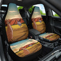 Australia Personalized Car Seat Cover Uluru Scenery