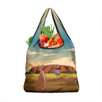 Australia Personalized Grocery Bag Uluru Scenery