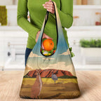 Australia Personalized Grocery Bag Uluru Scenery