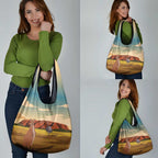 Australia Personalized Grocery Bag Uluru Scenery