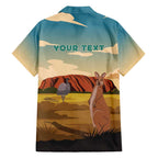 Australia Personalized Hawaiian Shirt Uluru Scenery