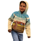 Australia Personalized Kid Hoodie Uluru Scenery