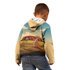 Australia Personalized Kid Hoodie Uluru Scenery