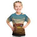 Australia Personalized Kid T Shirt Uluru Scenery