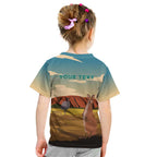 Australia Personalized Kid T Shirt Uluru Scenery