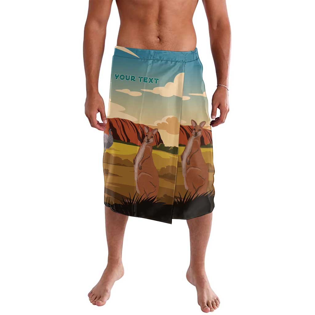 Australia Personalized Lavalava Uluru Scenery