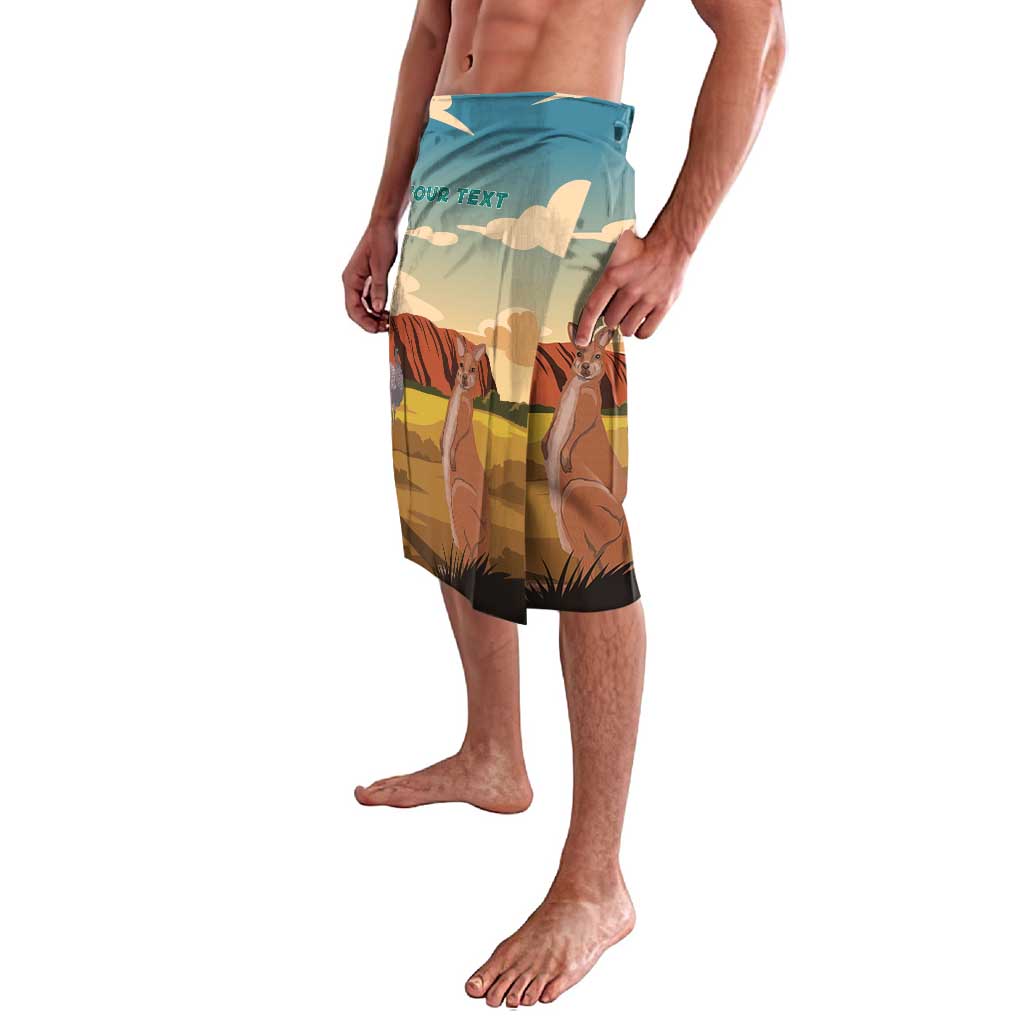 Australia Personalized Lavalava Uluru Scenery
