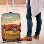 Australia Personalized Luggage Cover Uluru Scenery