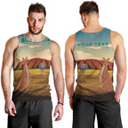 Australia Personalized Men Tank Top Uluru Scenery