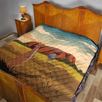 Australia Personalized Quilt Uluru Scenery