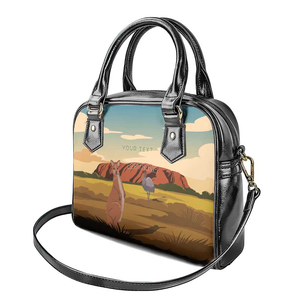 Australia Personalized Shoulder Handbag Uluru Scenery