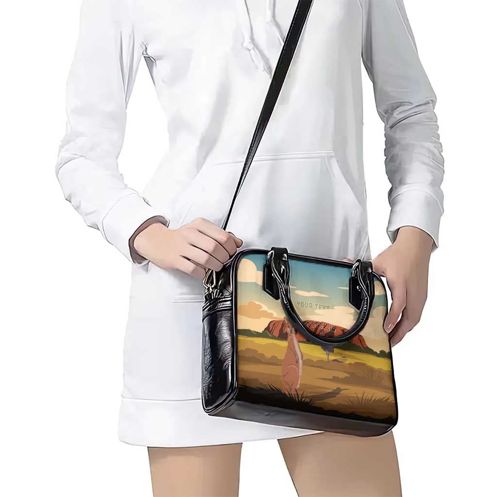 Australia Personalized Shoulder Handbag Uluru Scenery