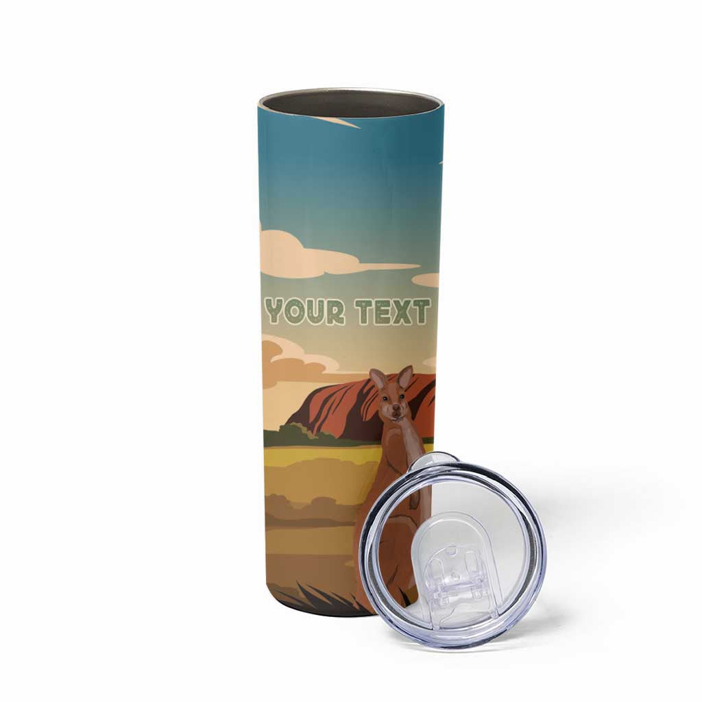 Australia Personalized Skinny Tumbler Uluru Scenery
