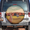 Australia Personalized Spare Tire Cover Uluru Scenery