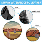 Australia Personalized Spare Tire Cover Uluru Scenery