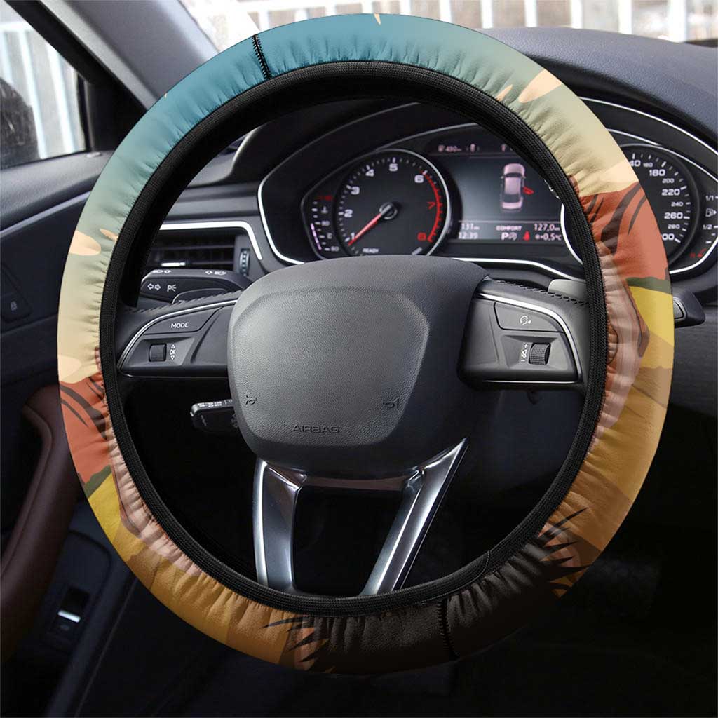Australia Steering Wheel Cover Uluru Scenery