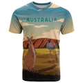 Australia Personalized T Shirt Uluru Scenery
