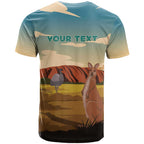 Australia Personalized T Shirt Uluru Scenery