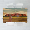 Australia Personalized Tablecloth Uluru Scenery