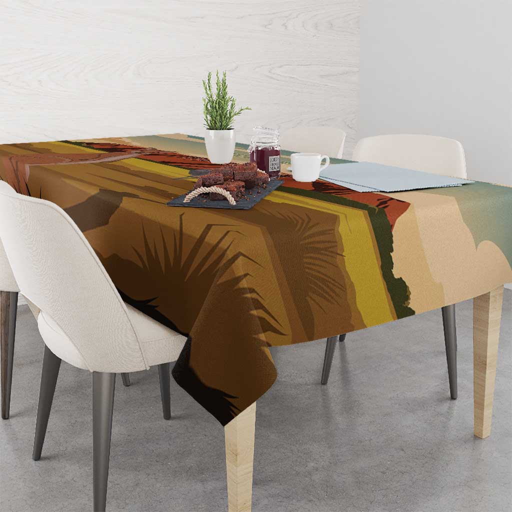 Australia Personalized Tablecloth Uluru Scenery