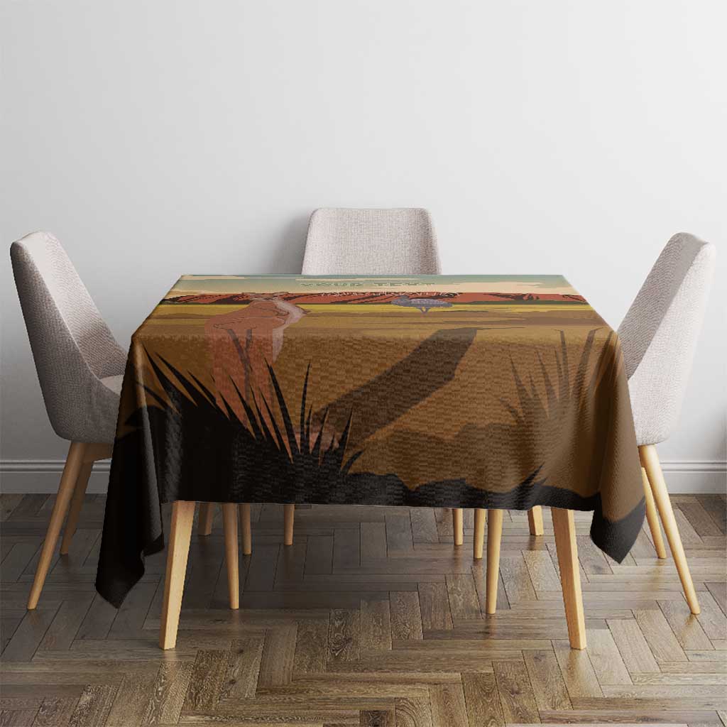 Australia Personalized Tablecloth Uluru Scenery