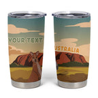 Australia Personalized Tumbler Cup Uluru Scenery