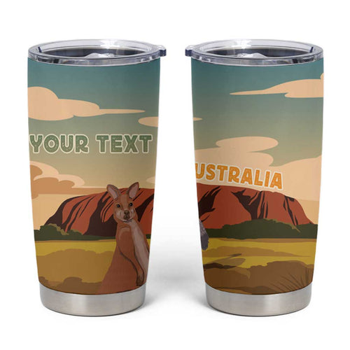 Australia Personalized Tumbler Cup Uluru Scenery