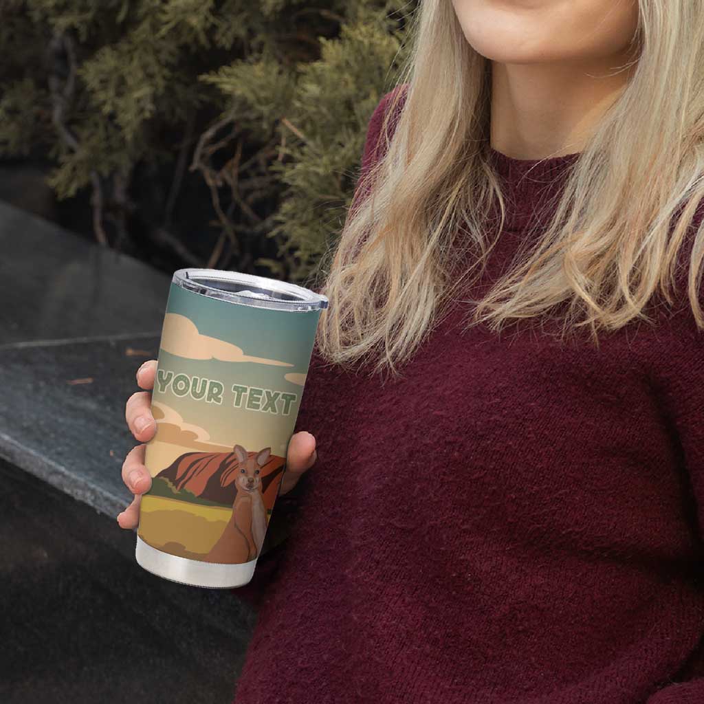 Australia Personalized Tumbler Cup Uluru Scenery
