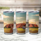 Australia Personalized Tumbler Cup Uluru Scenery